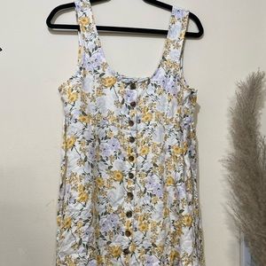 American Eagle floral mini sundress